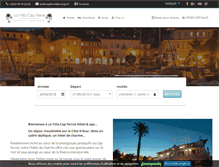 Tablet Screenshot of hotel-villa-cap-ferrat.com